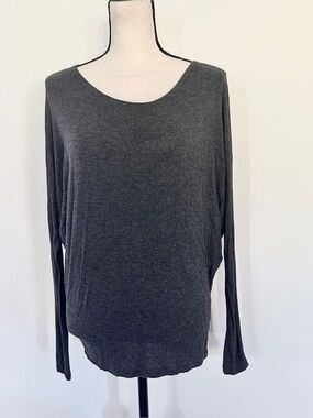 Long sleeve dolman knit top